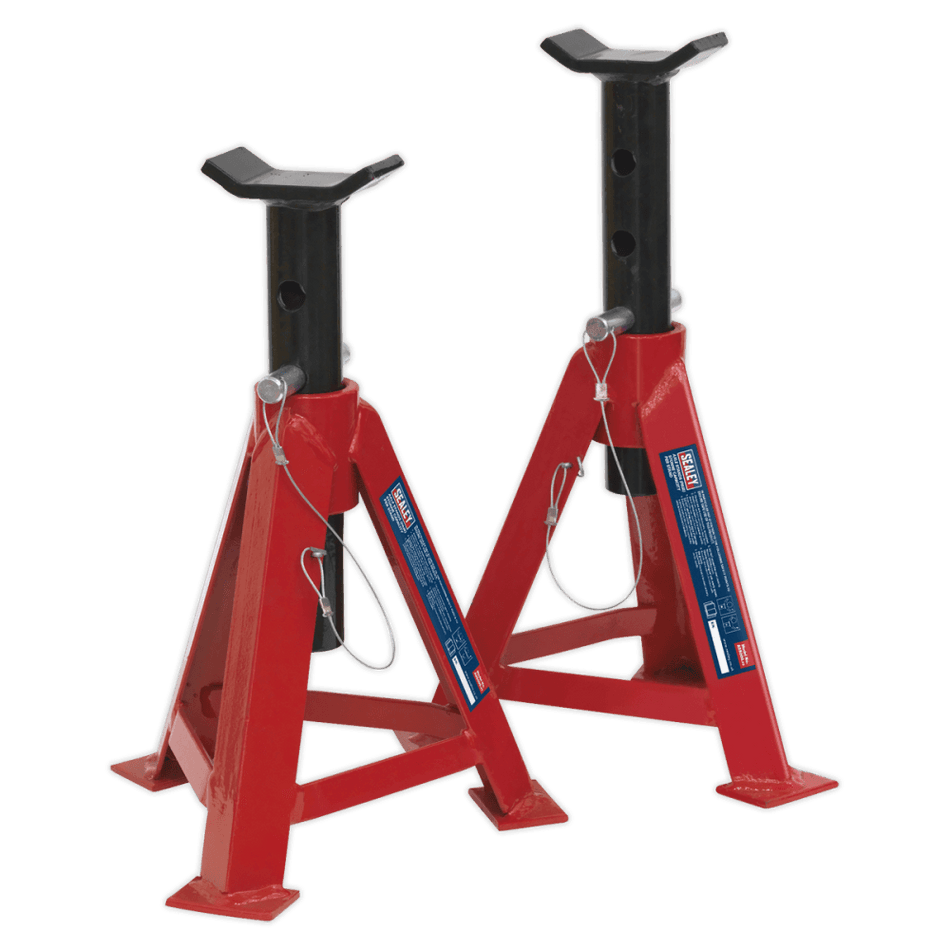 Sealey Axle Stands 5tonne Capacity per Stand 10tonne per Pair Model No-AS5000
