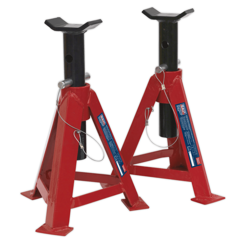 Sealey Axle Stands 5tonne Capacity per Stand 10tonne per Pair Model No-AS5000