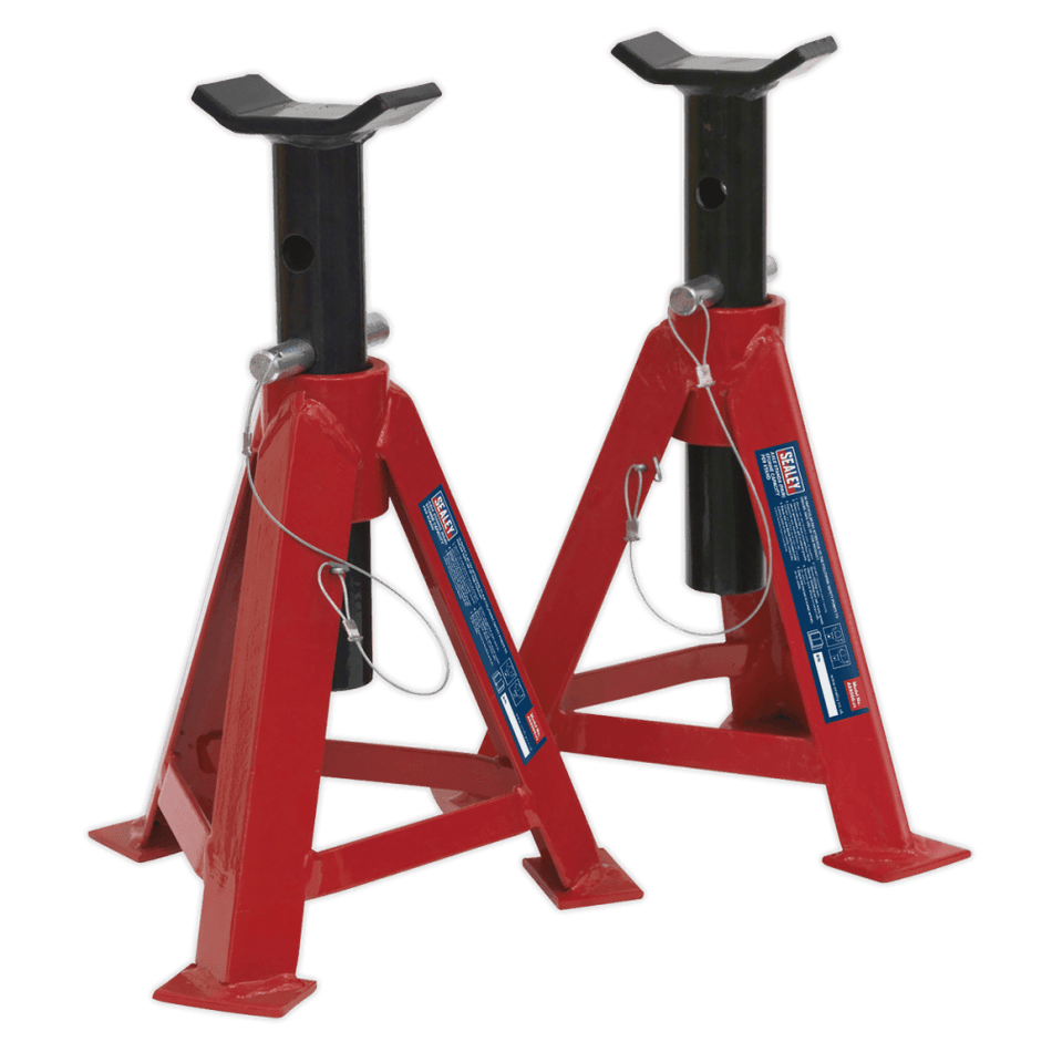 Sealey Axle Stands 5tonne Capacity per Stand 10tonne per Pair Model No-AS5000