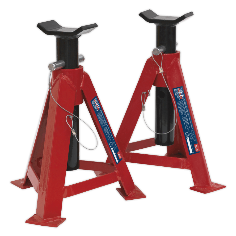Sealey Axle Stands 5tonne Capacity per Stand 10tonne per Pair Model No-AS5000