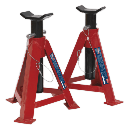 Sealey Axle Stands 5tonne Capacity per Stand 10tonne per Pair Model No-AS5000