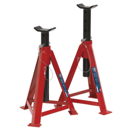 Sealey Axle Stands 5tonne Capacity per Stand 10tonne per Pair Medium Height Model No-AS5000M