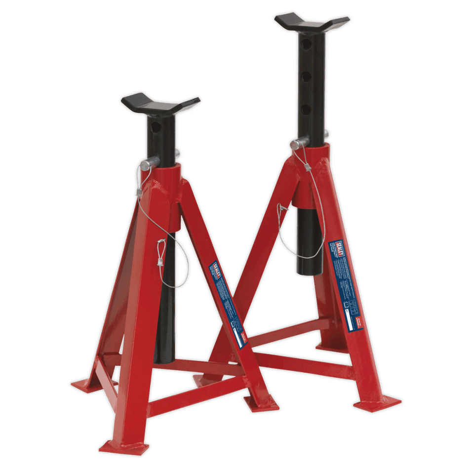 Sealey Axle Stands 5tonne Capacity per Stand 10tonne per Pair Medium Height Model No-AS5000M