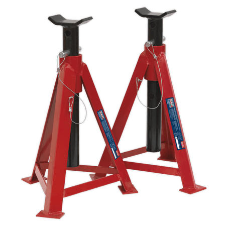 Sealey Axle Stands 5tonne Capacity per Stand 10tonne per Pair Medium Height Model No-AS5000M
