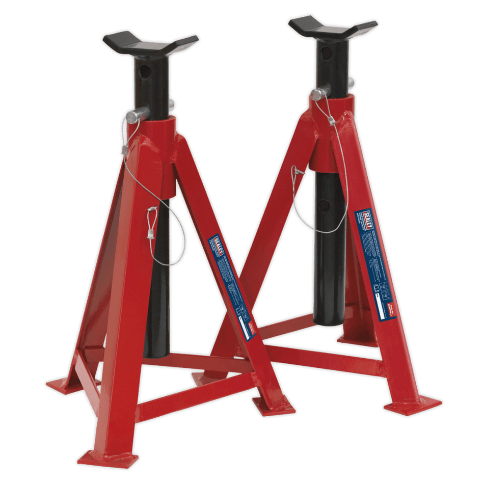 Sealey Axle Stands 5tonne Capacity per Stand 10tonne per Pair Medium Height Model No-AS5000M