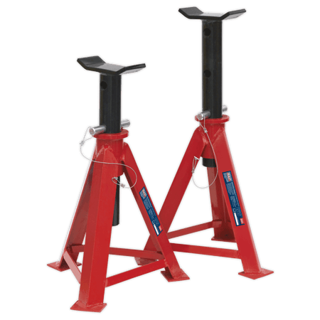 Sealey Axle Stands 7.5tonne Capacity per Stand 15tonne per Pair Medium Height Model No-AS7500