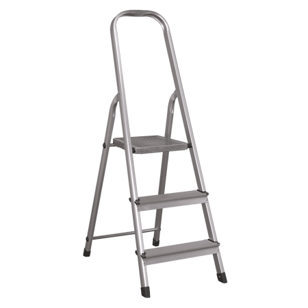 Sealey Aluminium Step Ladder 3-Tread EN 131 Model No-ASL3S