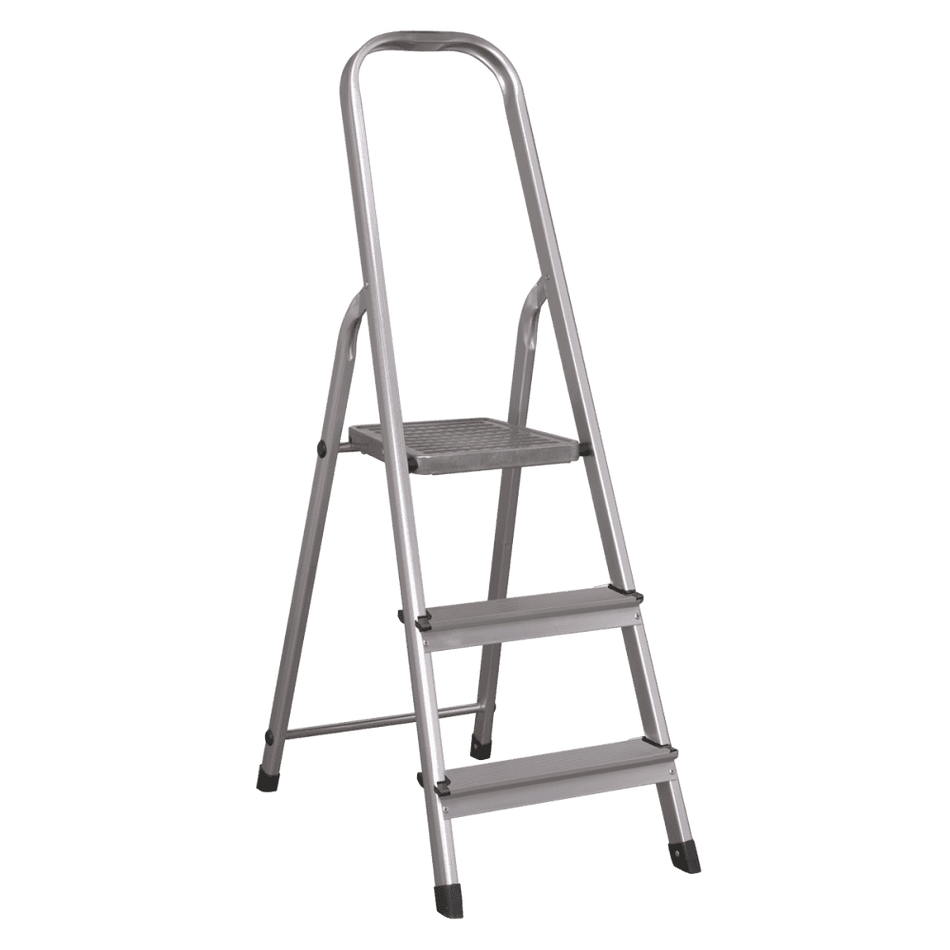 Sealey Aluminium Step Ladder 3-Tread EN 131 Model No-ASL3S