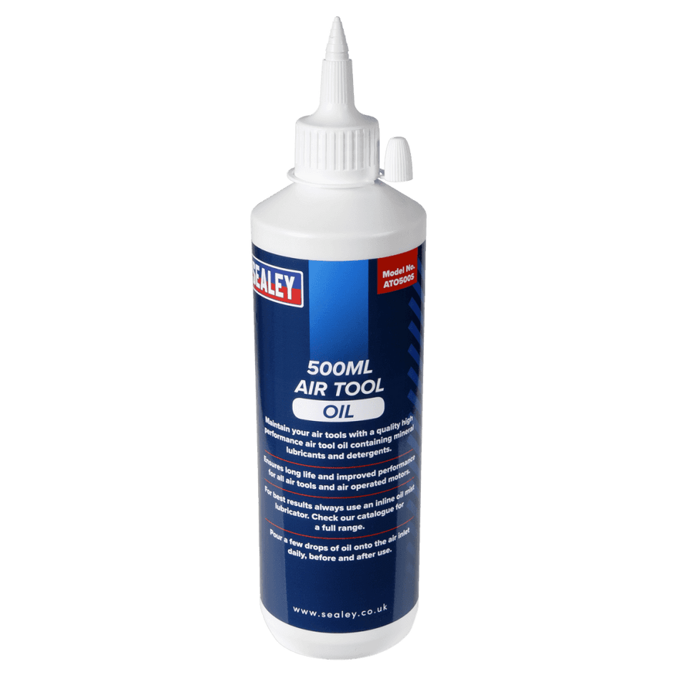 Sealey Air Tool Oil 500ml Model No-ATO500S