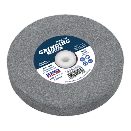 Sealey Grinding Stone 150 x 20mm 32(13)mm Bore A60P Fine Model No-BG150/15