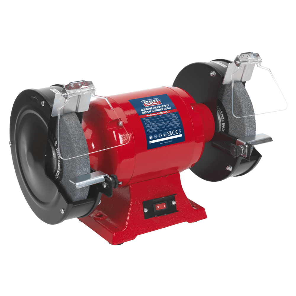 Sealey Bench Grinder 200mm 600W/230V Heavy-Duty Model No-BG200/99