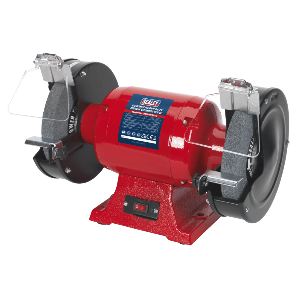 Sealey Bench Grinder 200mm 600W/230V Heavy-Duty Model No-BG200/99