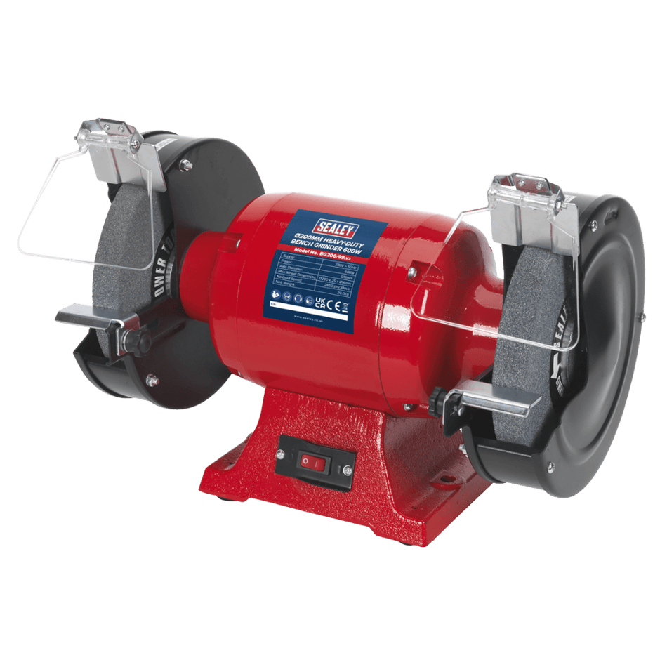 Sealey Bench Grinder 200mm 600W/230V Heavy-Duty Model No-BG200/99