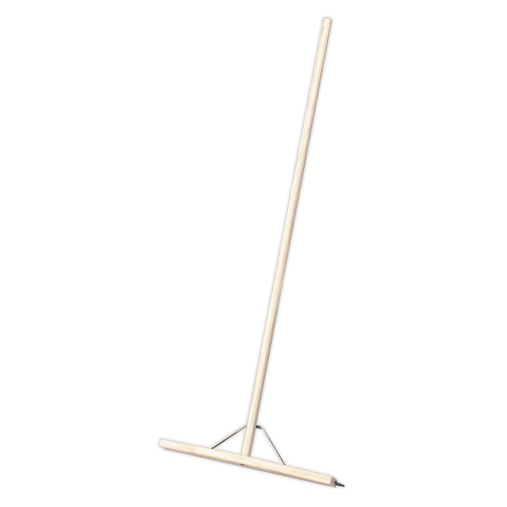 Sealey Rubber Floor Squeegee 24"(600mm) with Wooden Handle Model No-BM24RS