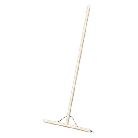 Sealey Rubber Floor Squeegee 24"(600mm) with Wooden Handle Model No-BM24RS
