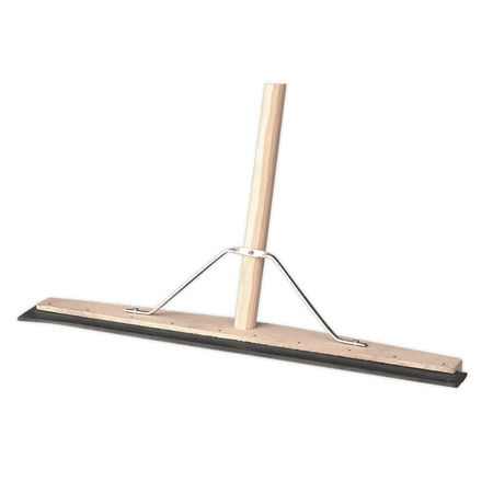 Sealey Rubber Floor Squeegee 24"(600mm) with Wooden Handle Model No-BM24RS