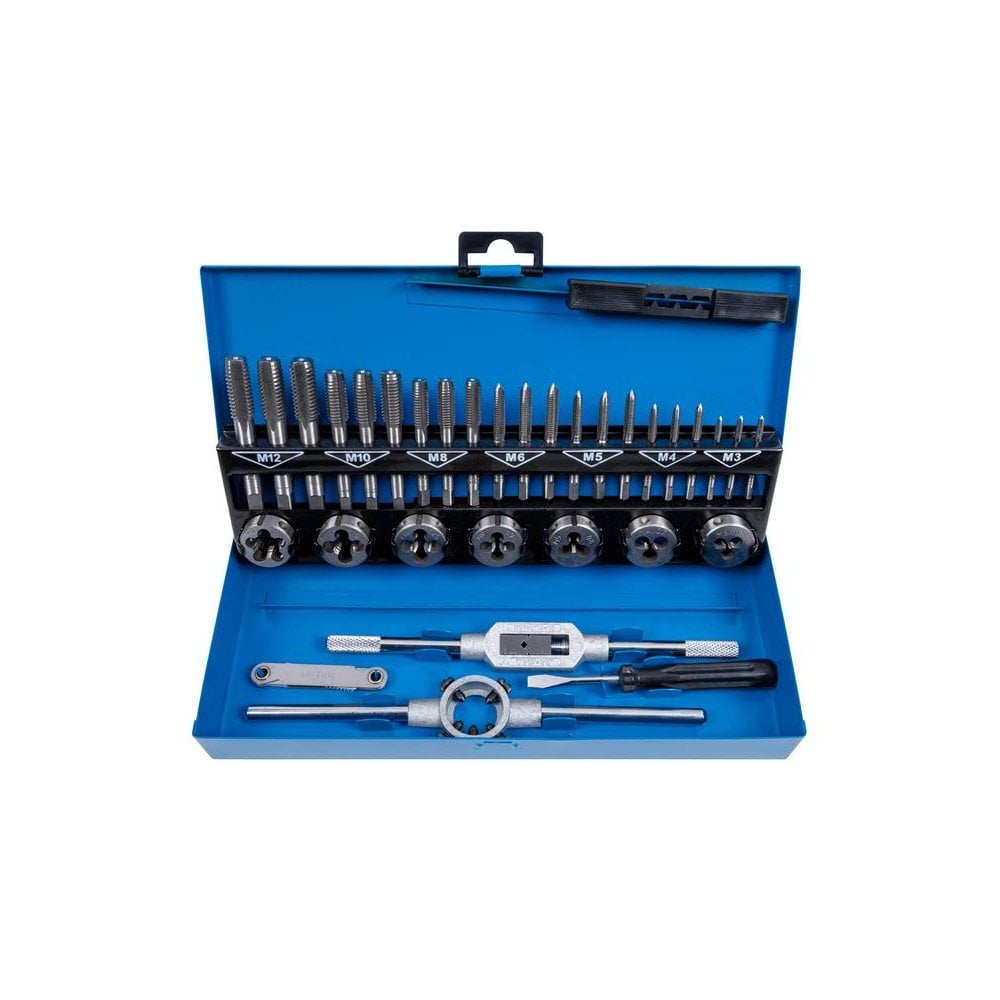 BlueSpot Tools Metric Tap and Die Set, 32 Piece