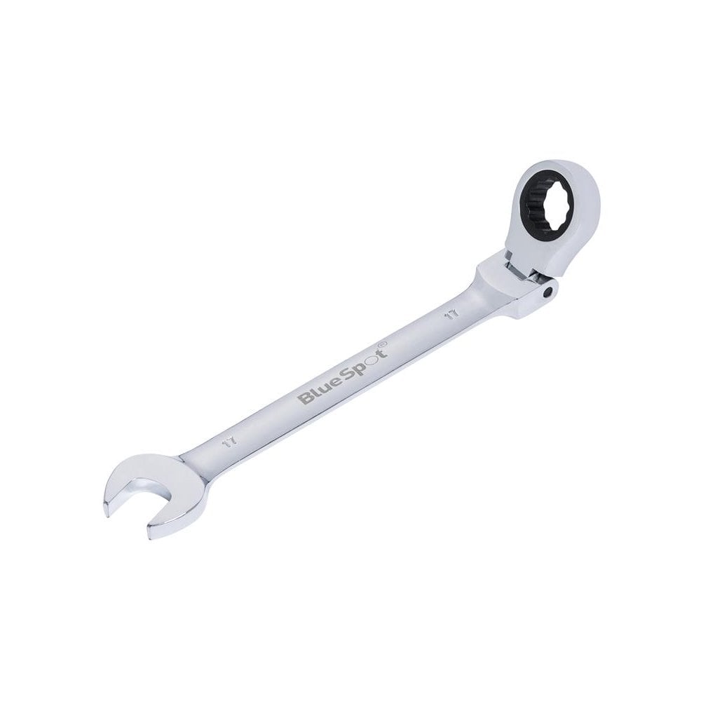 BlueSpot Tools 180 Flexible Head Ratchet Spanner 17mm