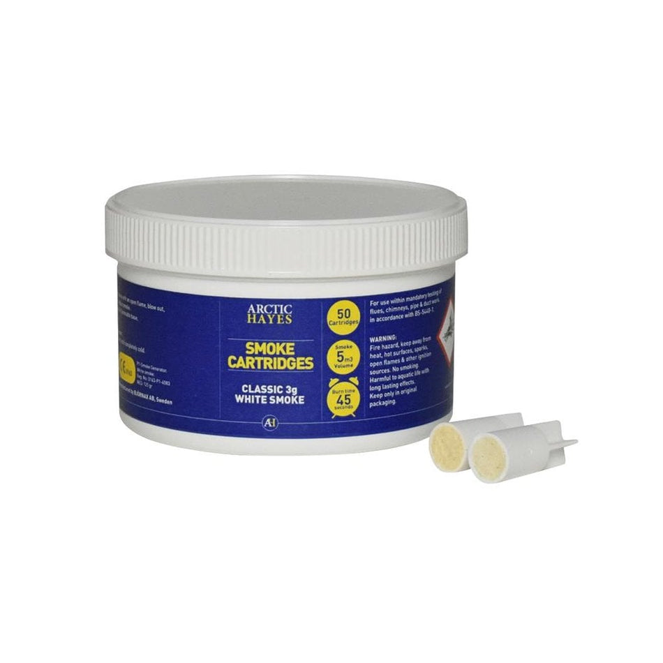 Arctic Hayes Smoke Cartridges Classic 3g White (Tub 50)