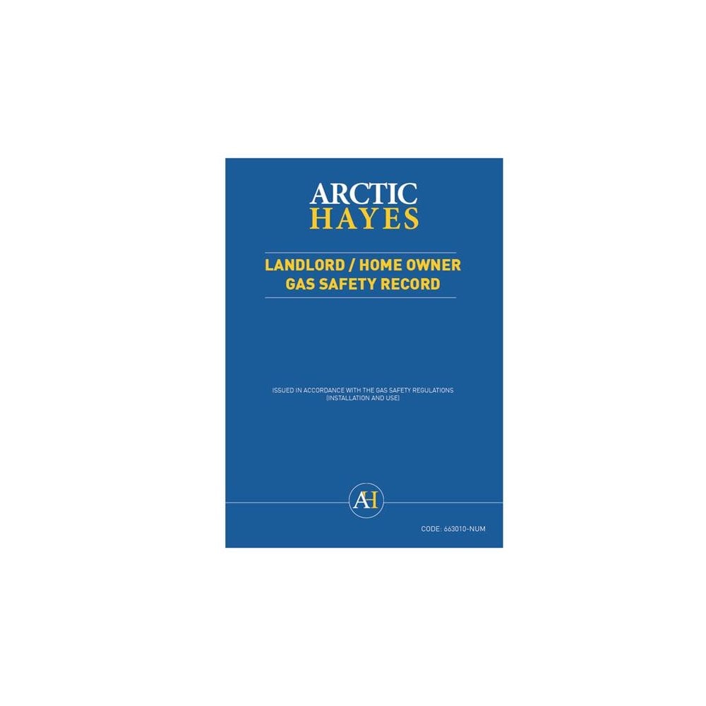 Arctic Hayes Landlord/Homeowner Gas Safety Record (Pad of 25)