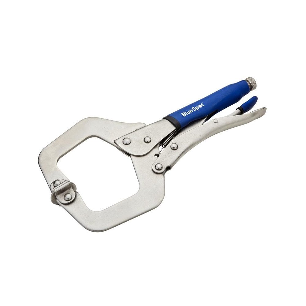 BlueSpot Tools Locking C-Clamp with Swivel Pads 280mm (11in)