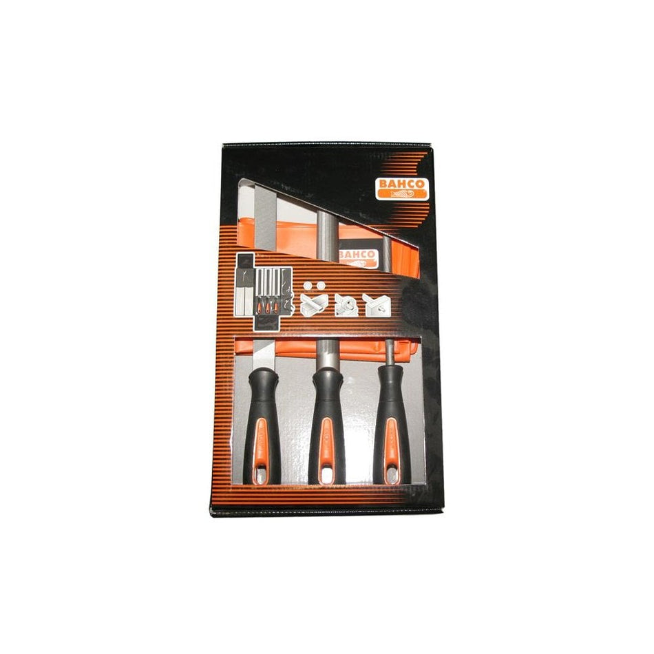 Bahco 200mm (8in) ERGO? Engineering File Set, 3 Piece