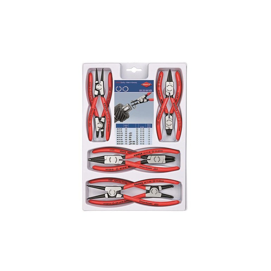 Knipex Circlip Plier Set, 8 Piece