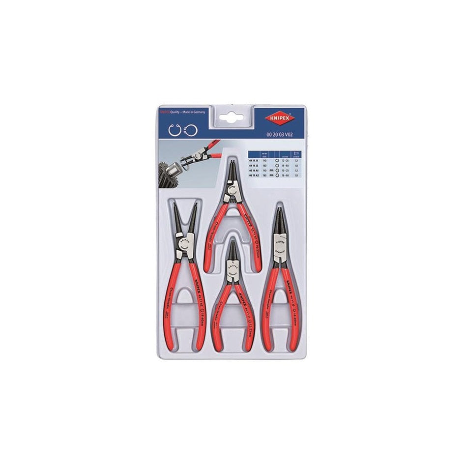 Knipex Circlip Plier Set, 4 Piece