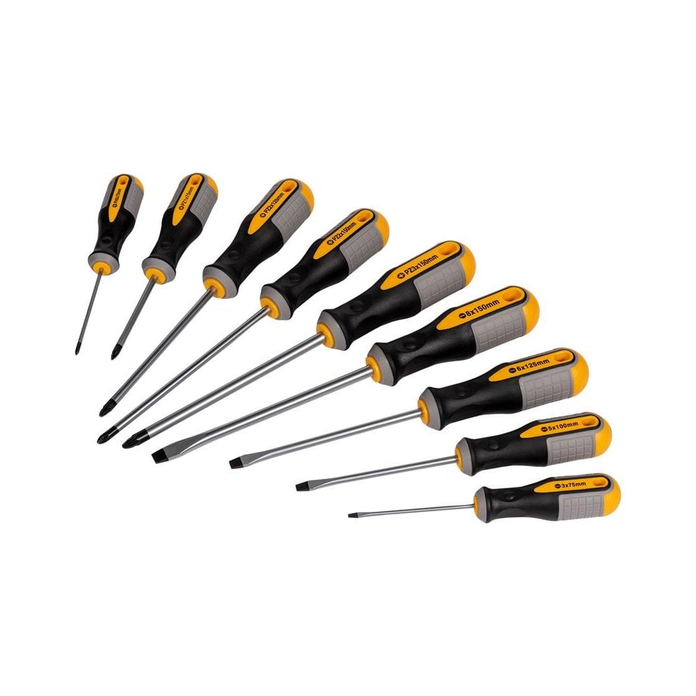 Roughneck Screwdriver Set, 9 Piece
