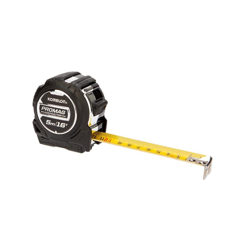 Komelon Contractor Magnetic Tape 5m/16ft (Width 25mm)