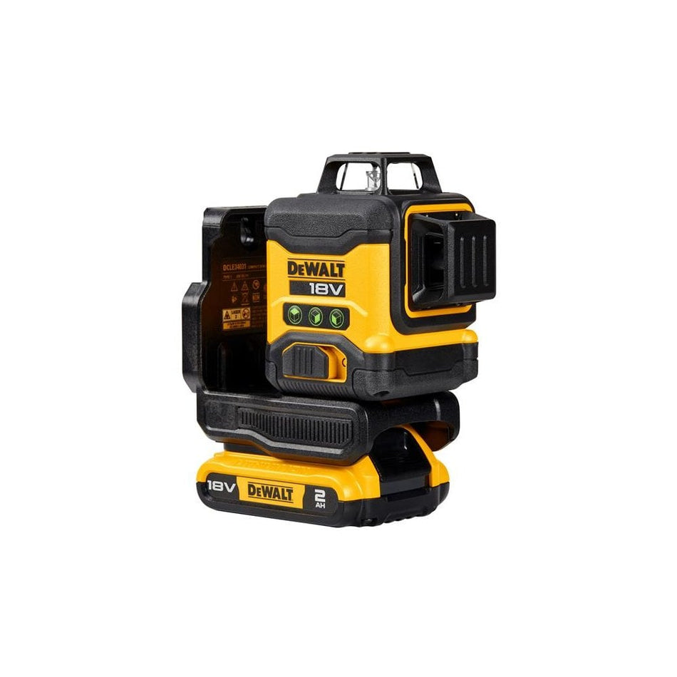 DEWALT DCLE34031D1 3 x 360 Multi Line Laser 18V 1 x 2.0Ah Li-ion
