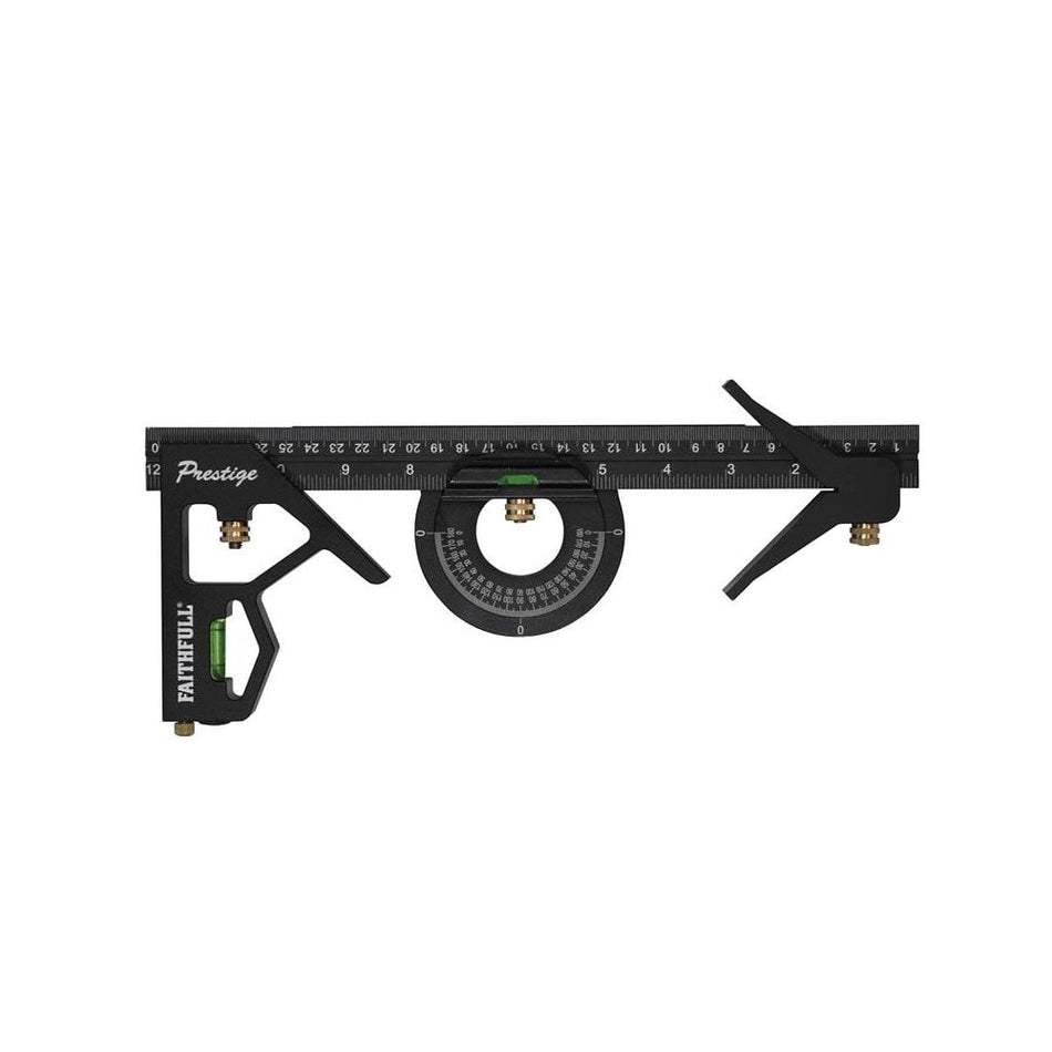 Faithfull Prestige Combination Square Set 300mm (12in)