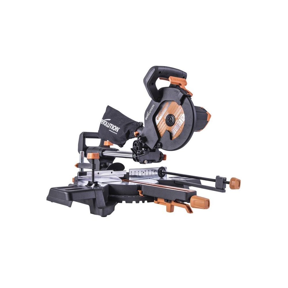 Evolution R210SMS-300+ Pro Multi-Material Sliding Mitre Saw 210mm 1500W 240V