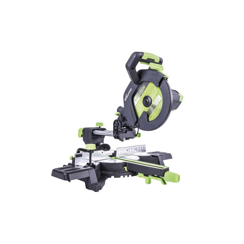 Evolution F255SMS TCT Multi-Material Sliding Mitre Saw 255mm 1600W 240V