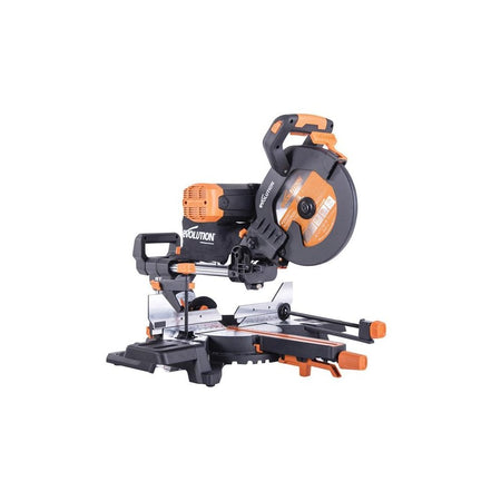Evolution R255SMS-DB+ Multi-Material Sliding Mitre Saw 255mm 1600W 110V