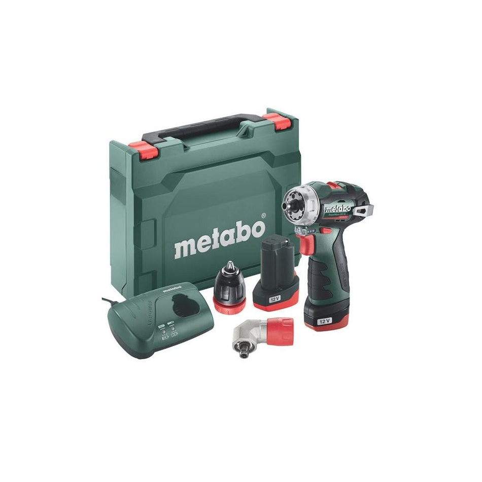 Metabo PowerMaxx BS BL Q Brushless Drill/Screwdriver 12V 2 x 2.0Ah Li-ion