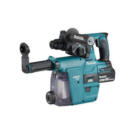 Makita DHR242RTJW SDS Plus BL Hammer Drill + Extractor 18V 2 x 5.0Ah Li-ion