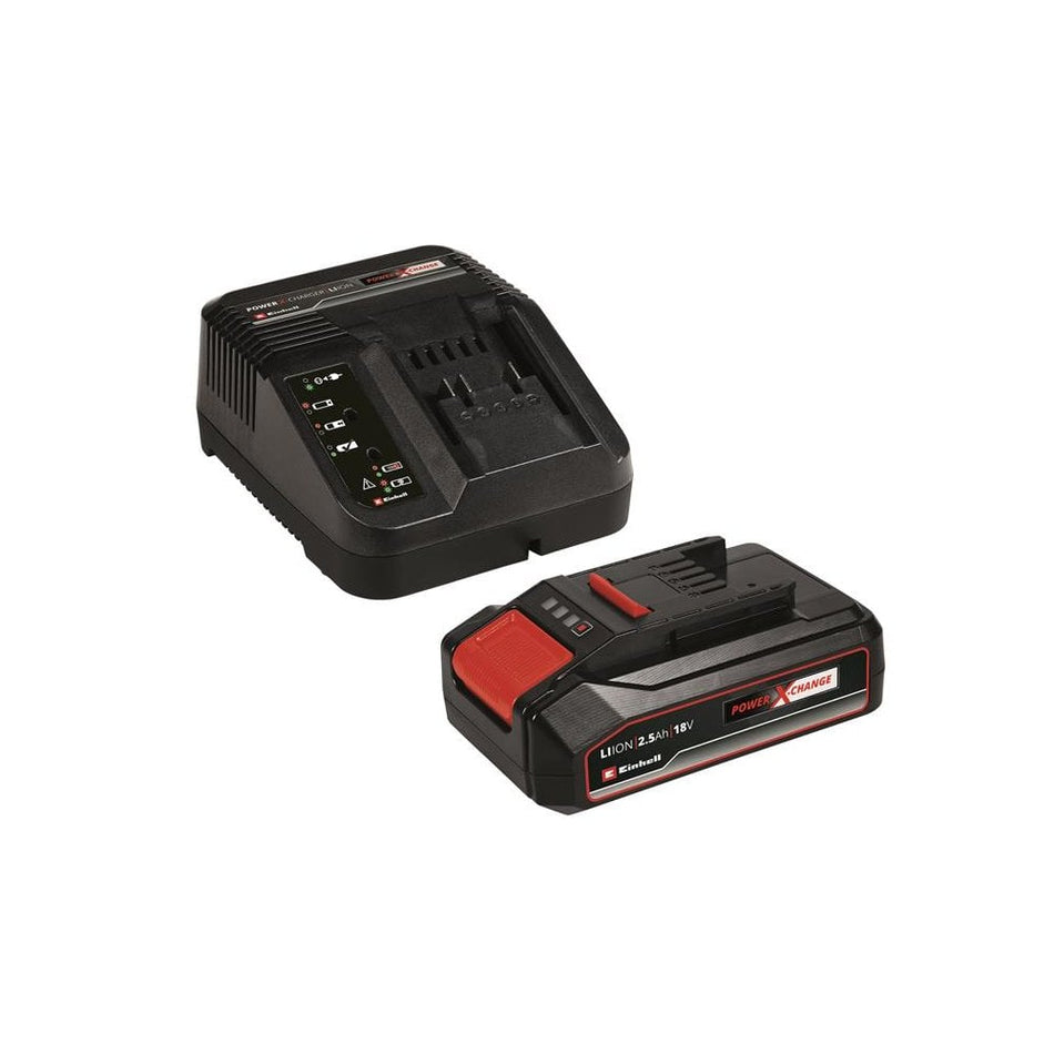 Einhell Power X-Change Battery & Charger Starter Kit 18V 1 x 2.5Ah Li-ion