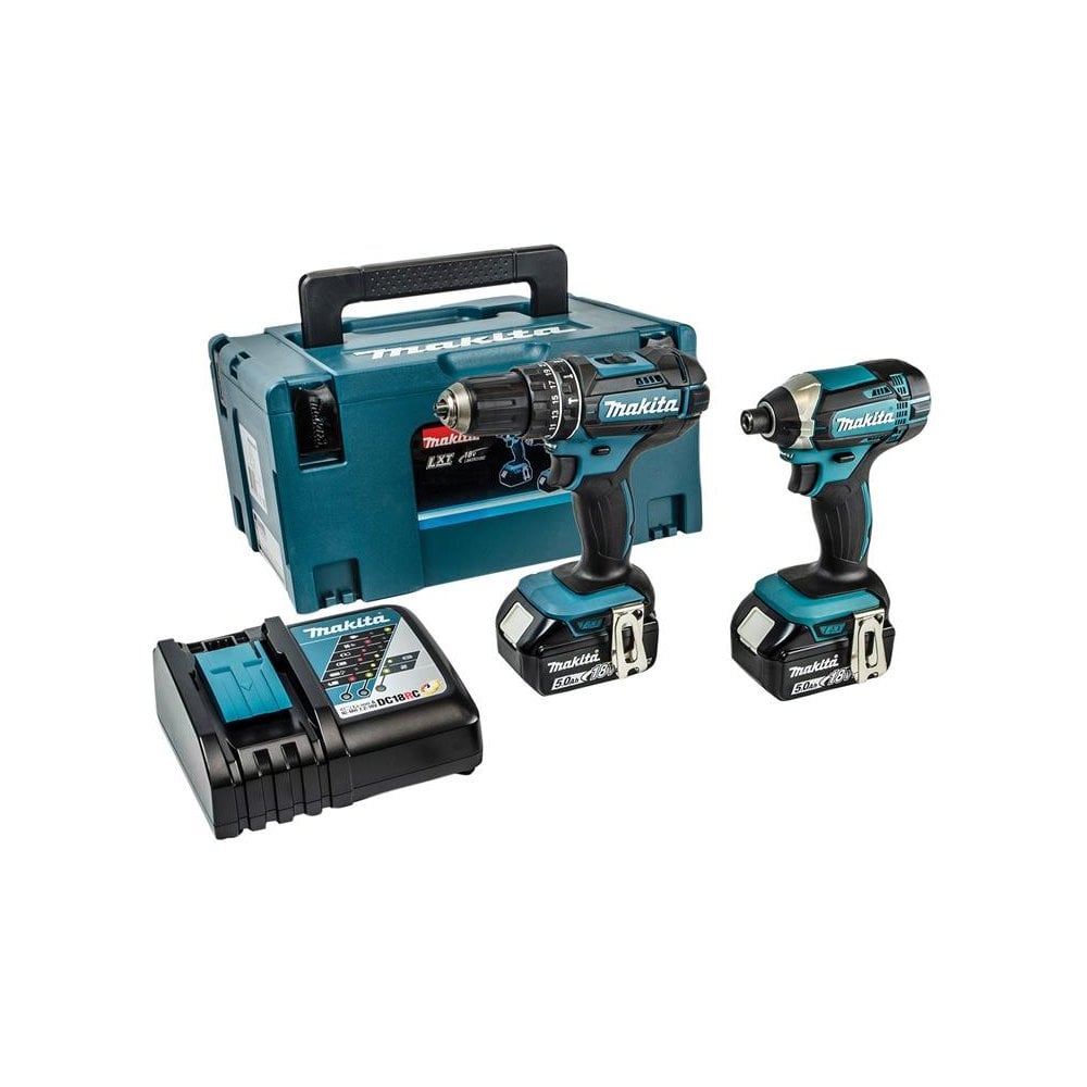 Makita DLX2131TJ Twin Pack 18V 2 x 5.0Ah Li-ion