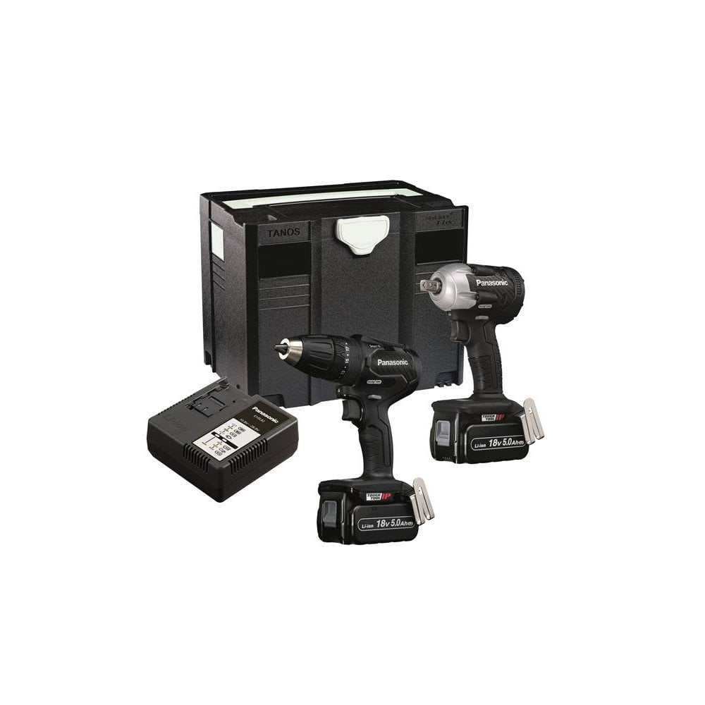 Panasonic EYC242LJ2G31 Twin Pack 18V 2 x 5.0Ah Li-ion