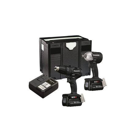 Panasonic EYC242LJ2G31 Twin Pack 18V 2 x 5.0Ah Li-ion