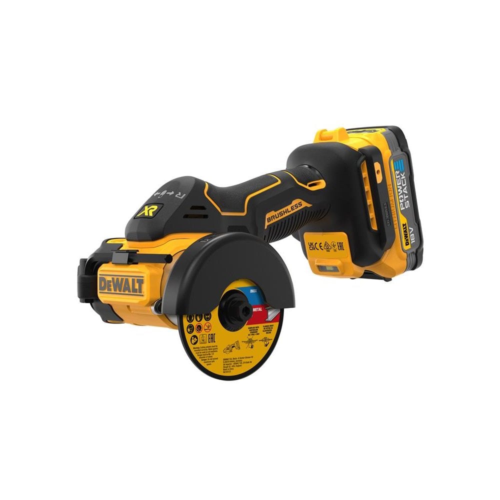 DEWALT DCS438E2T XR BL Cut Off Tool 18V 2 x POWERSTACK? Li-ion
