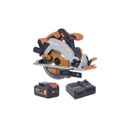 Evolution R165CCS-Li EXT Circular Saw 18V 1 x 4.0Ah Li-ion