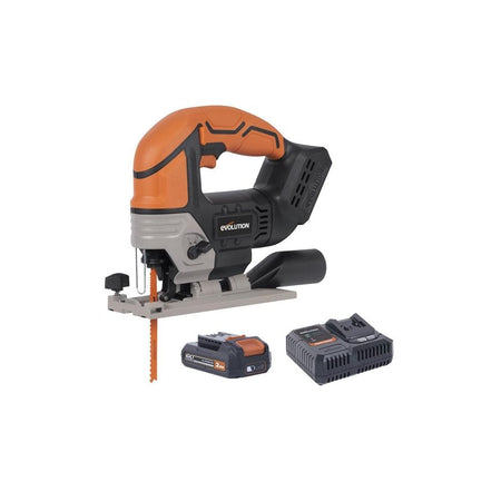 Evolution R90JGS-Li EXT Jigsaw 18V 1 x 2.0Ah Li-ion