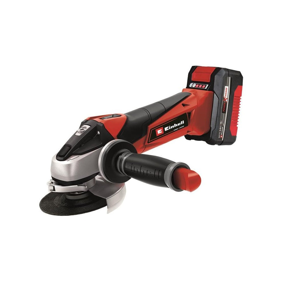 Einhell TE-AG 18/115 Li Power X-Change Angle Grinder 18V 1 x 4.0Ah Li-ion