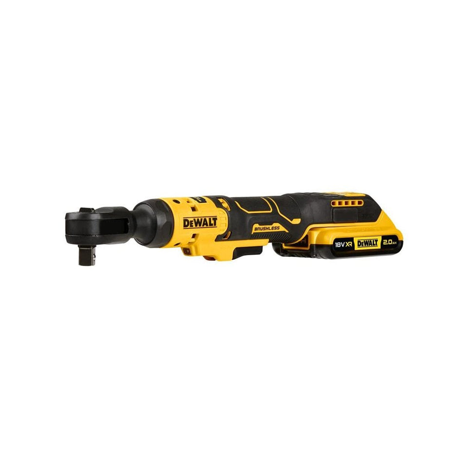 DEWALT DCF512D1 XR 1/2in Open Head Ratchet 18V 1 x 2.0Ah Li-ion