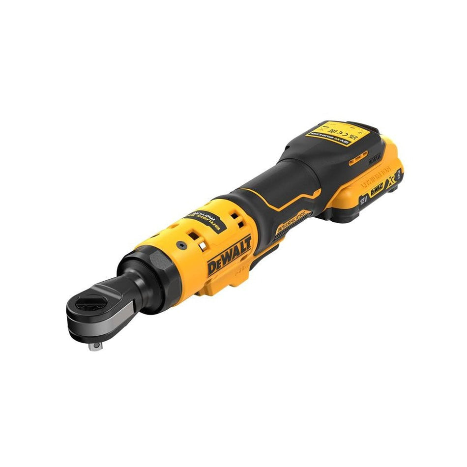 DEWALT DCF504D1 XR 1/4in Open Head Ratchet 12V 1 x 2.0Ah Li-ion