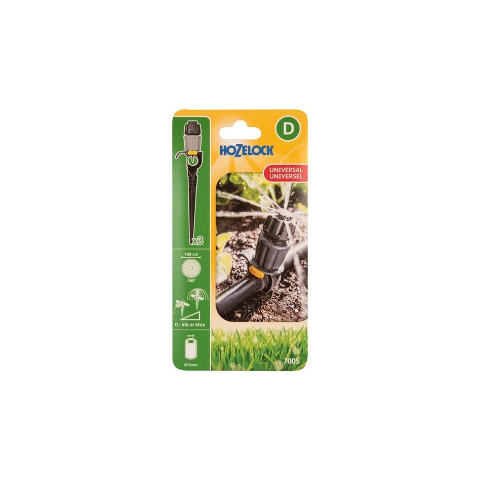 Hozelock 7005 Universal Dripper (Pack 3)