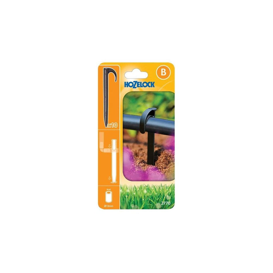 Hozelock 2770 Tube Stake 13mm (Pack 10)