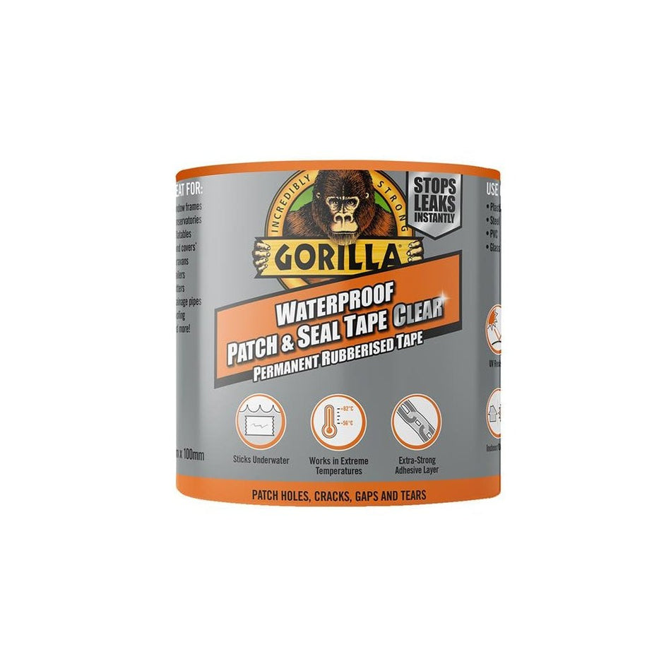 Gorilla Glue Gorilla© Waterproof Patch & Seal Tape 100mm x 2.4m Clear